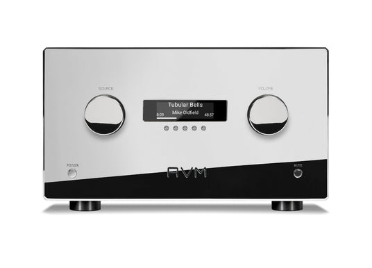 AVM Ovation AS XL Cellini Vollverstärker, Frontansicht
