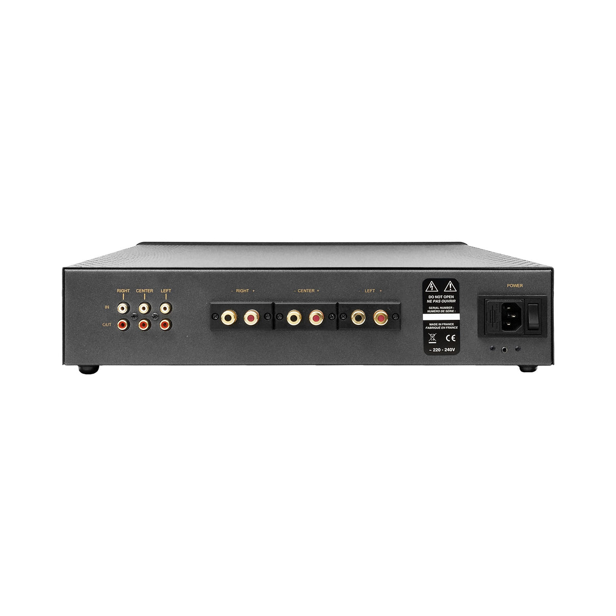 Atoll AV 100 SE Mehrkanal-Endstufe – Rückseite