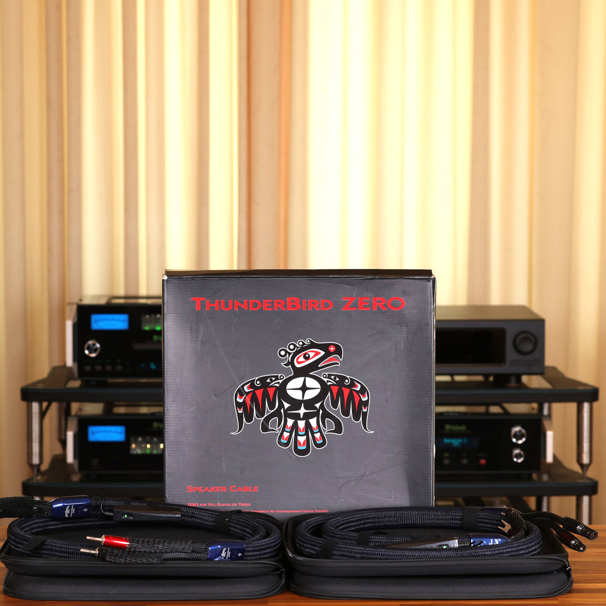 AudioQuest ThunderBird Zero Full Range - Lautsprecherkabel 2 Meter (Gebraucht, Paar)