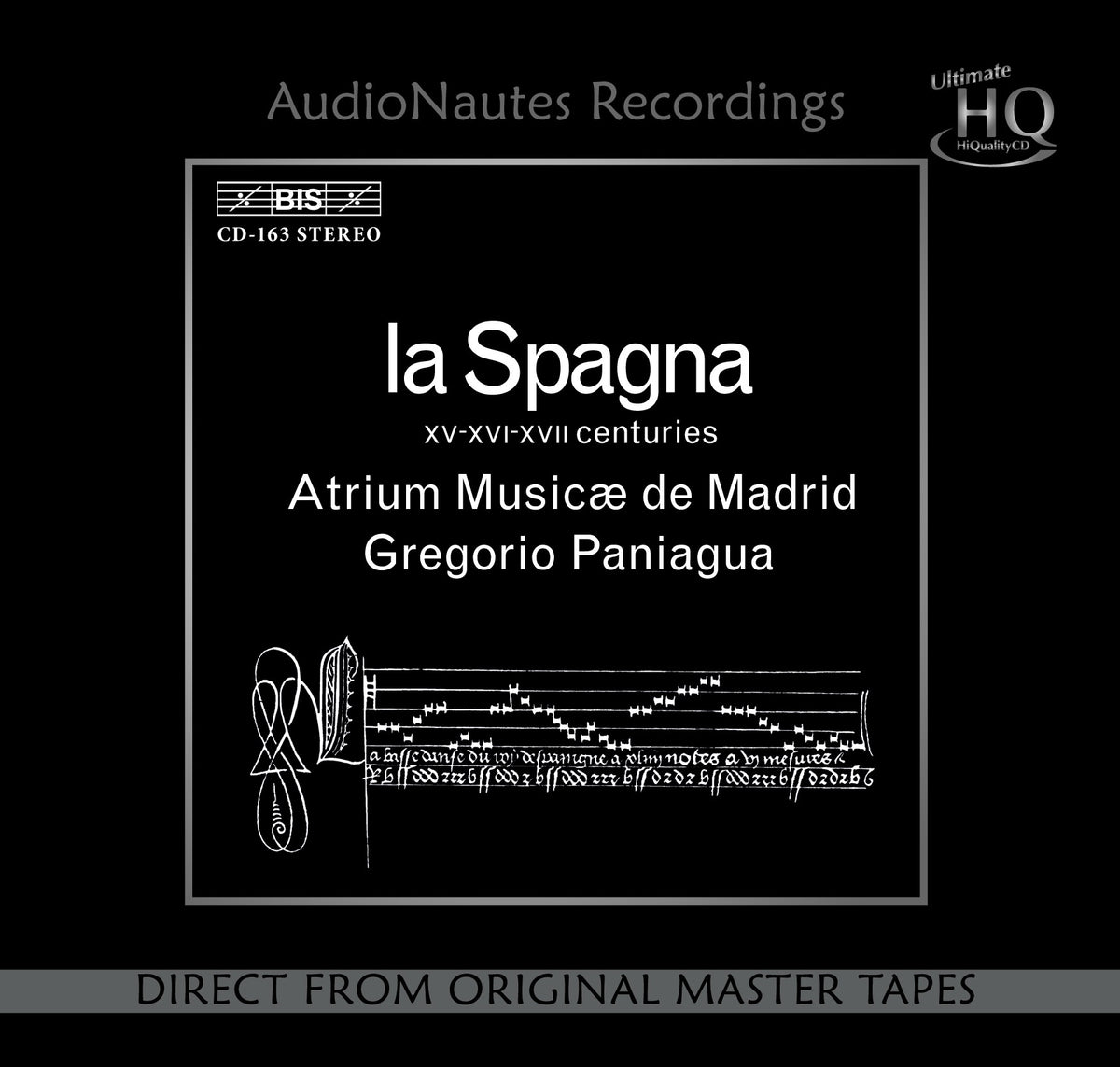 Gregorio Paniagua & Atrium Musicae de Madrid - La Spagna (UHQCD)