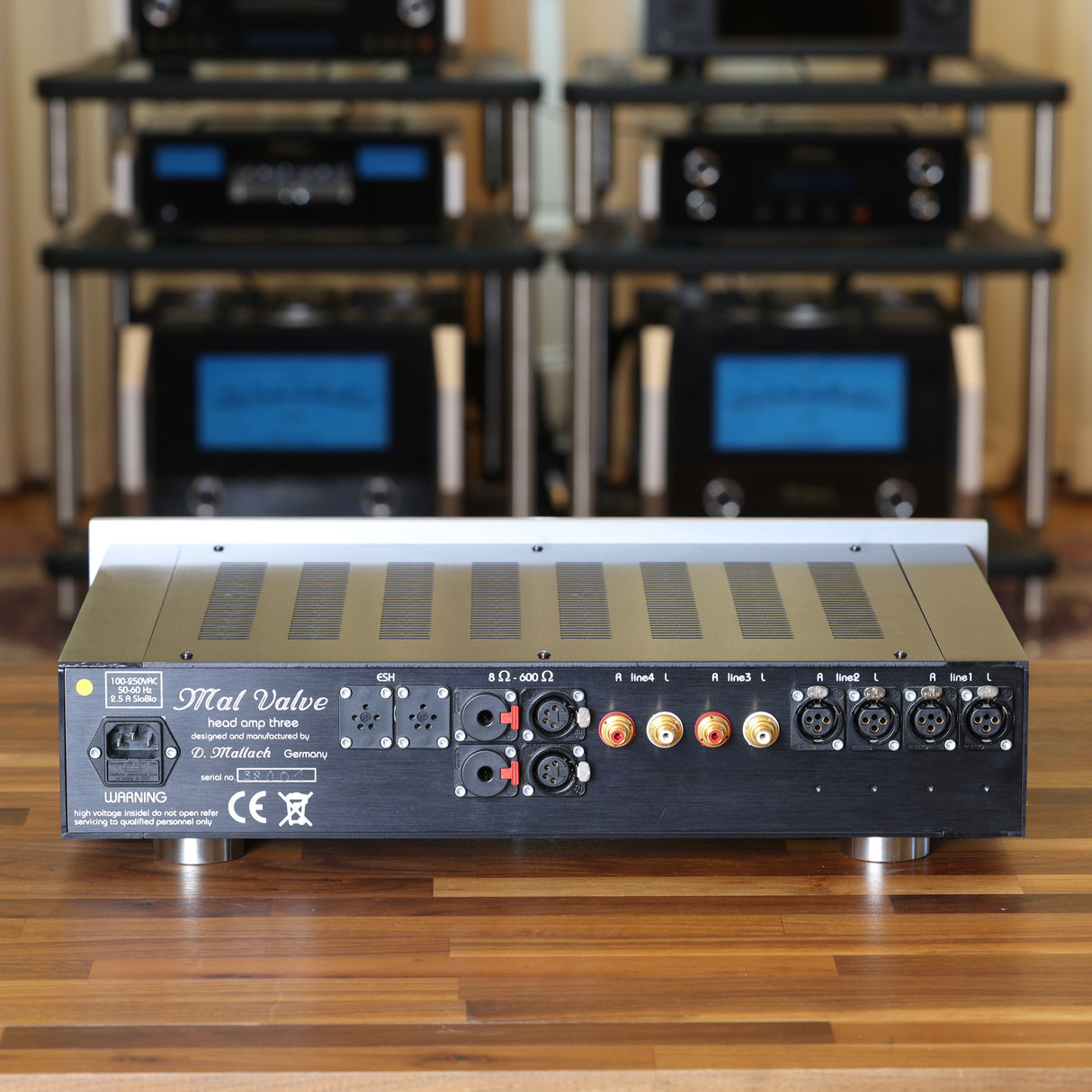 Mal Valve Head Amp Three MK3 Röhren-Kopfhörerverstärker Silber (Gebraucht)