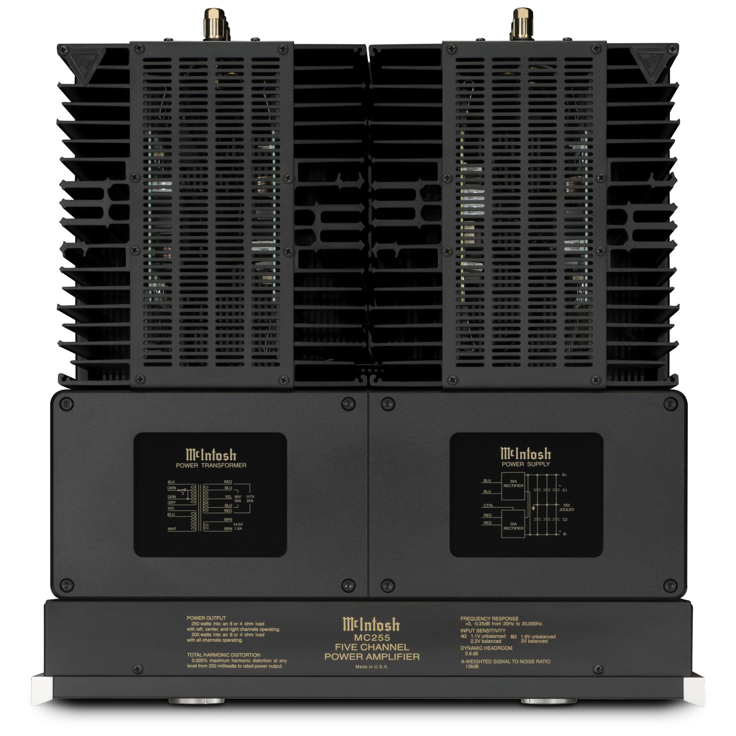 McIntosh MC255 AC Mehrkanal-Transistor-Endverstärker