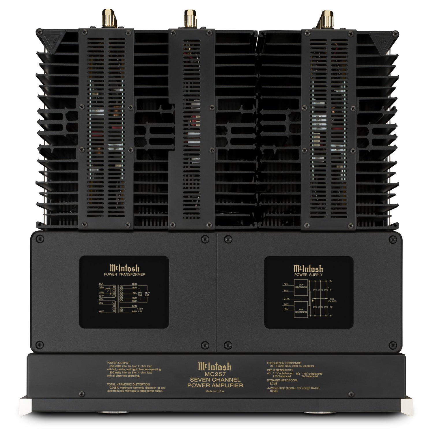 McIntosh MC257 AC Mehrkanal-Transistor-Endverstärker