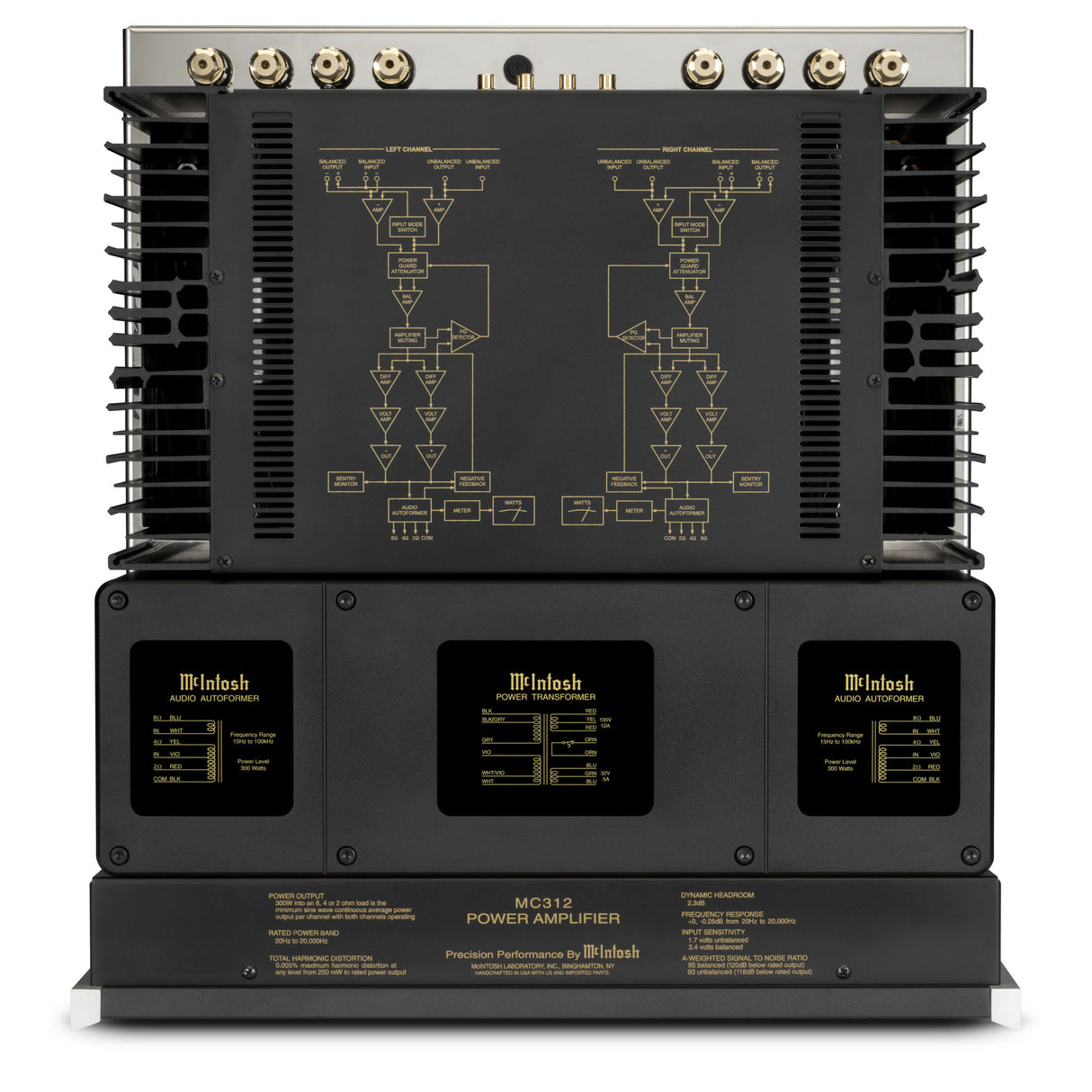 McIntosh MC312 AC Stereo-Transistor-Endverstärker