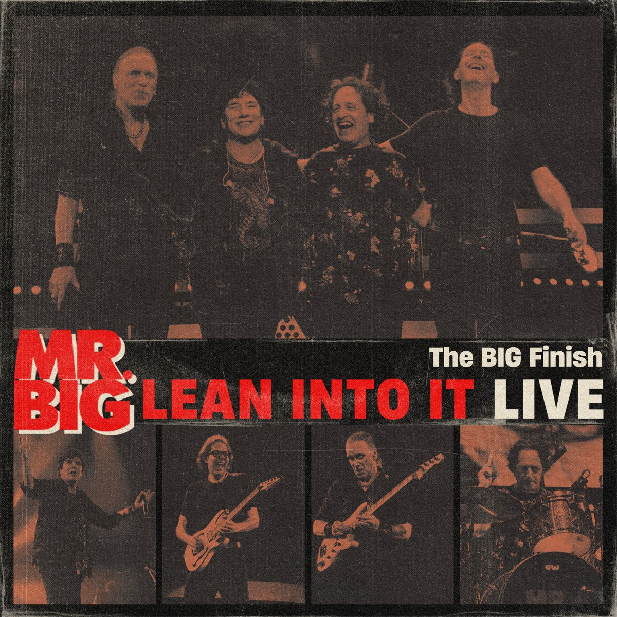 Mr. Big - The Big Finish: Lean Into It Live (180g 33rpm, rot-schwarz gesprenkelt)