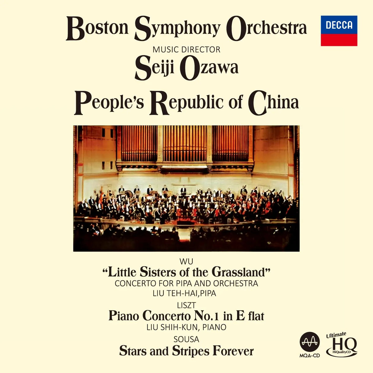 Seiji Ozawa & Boston Symphony Orchestra - Little Sisters of the Grassland / Liszt / Sousa (UHQCD)