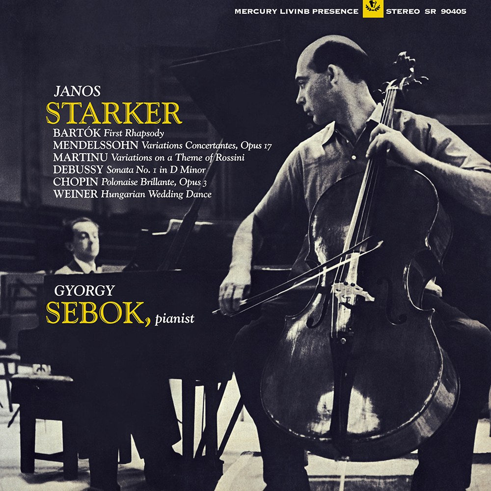 János Starker & György Sebők - Bartók, Mendelssohn, Martinů, Debussy, Chopin, Weiner (180g 33rpm)