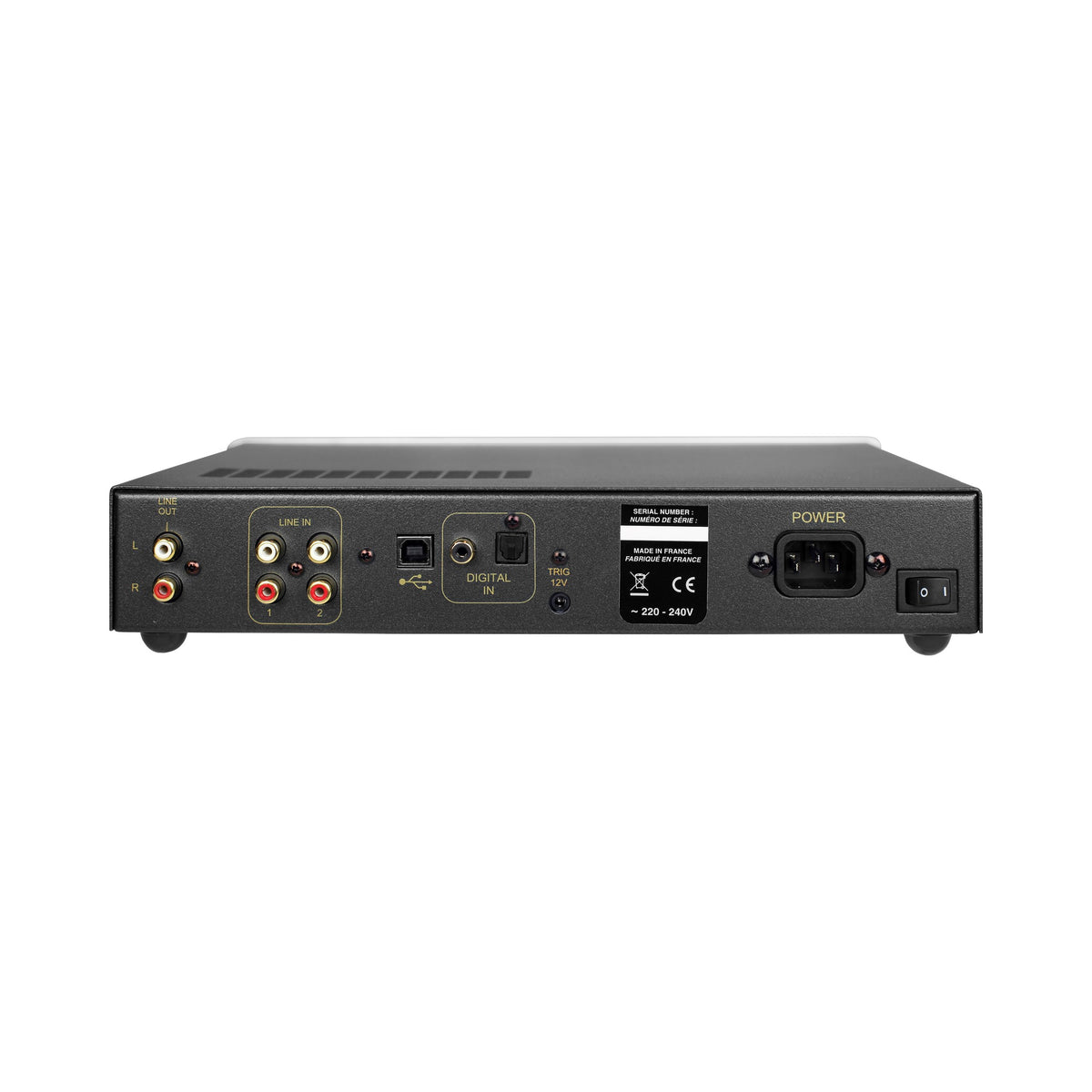 Atoll HD 100 Kopfhörerverstärker – Rückseite