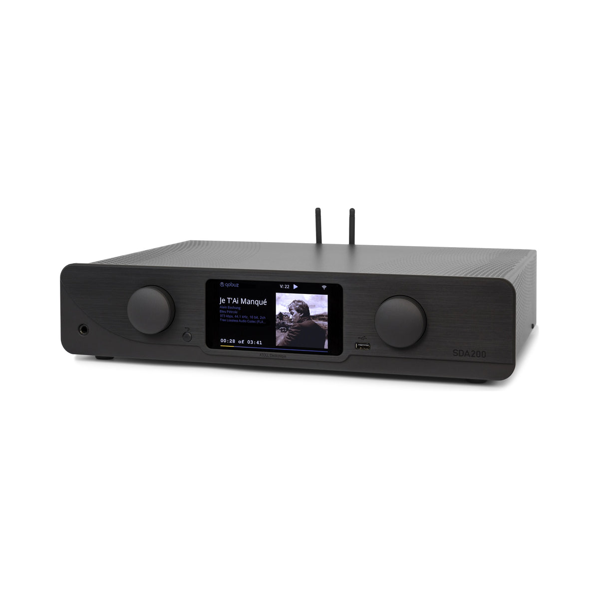Atoll SDA 200 Signature Streaming-Vollverstärker in Schwarz