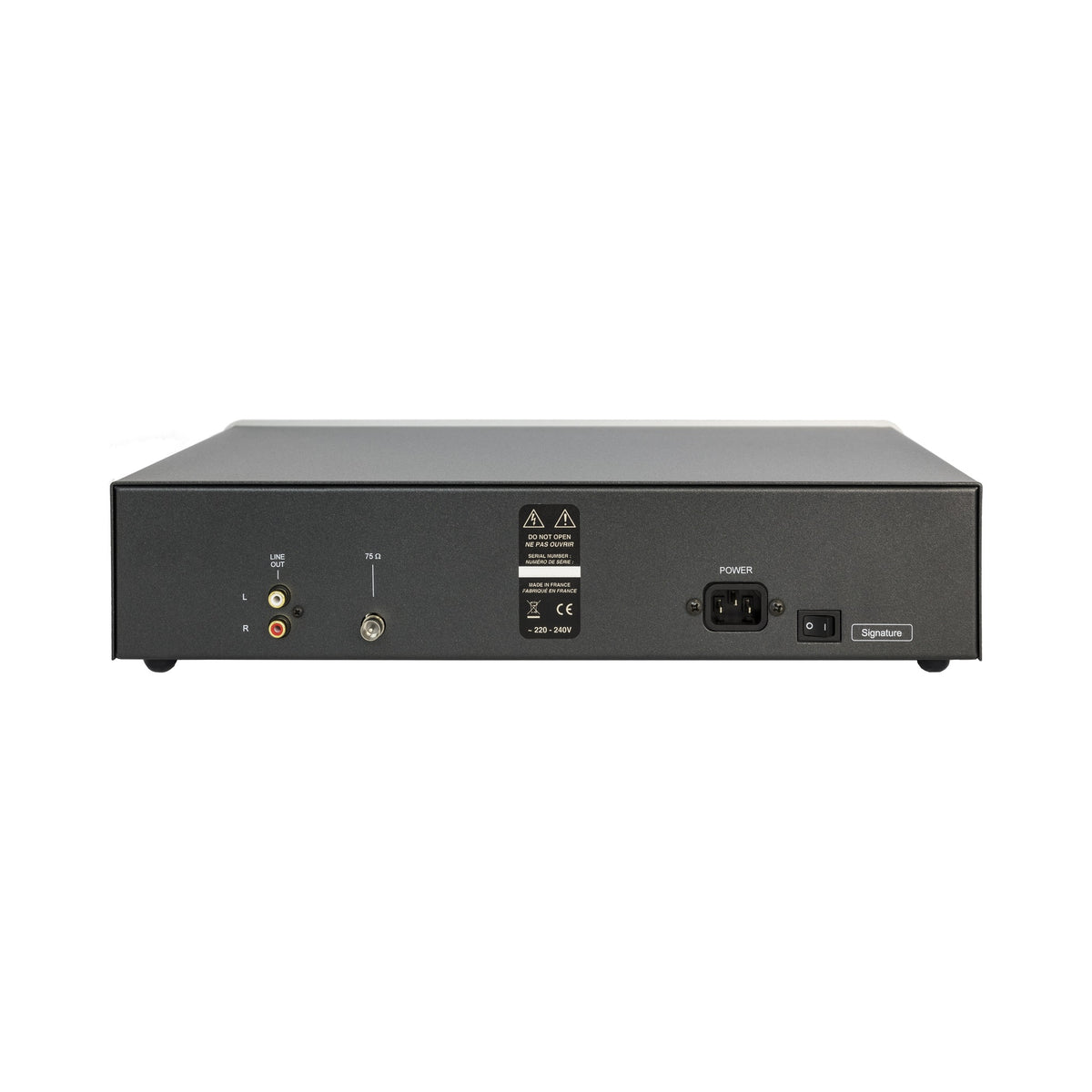 Atoll TU 80 Signature Tuner – Rückseite