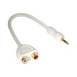 AudioQuest FLX-Mini auf RCA Cinch-Adapter