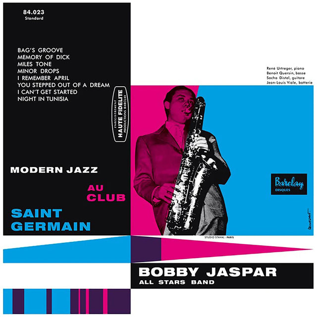 Bobby Jaspar - Modern Jazz au Club Saint-Germain (180g 33rpm)