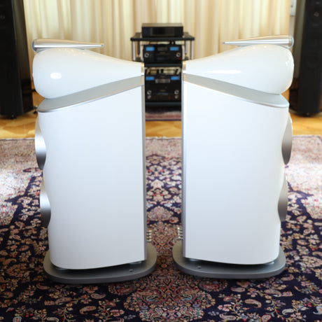 Bowers & Wilkins 801 D4 Standlautsprecher Weiß Gebraucht, Paar – Seitenansicht