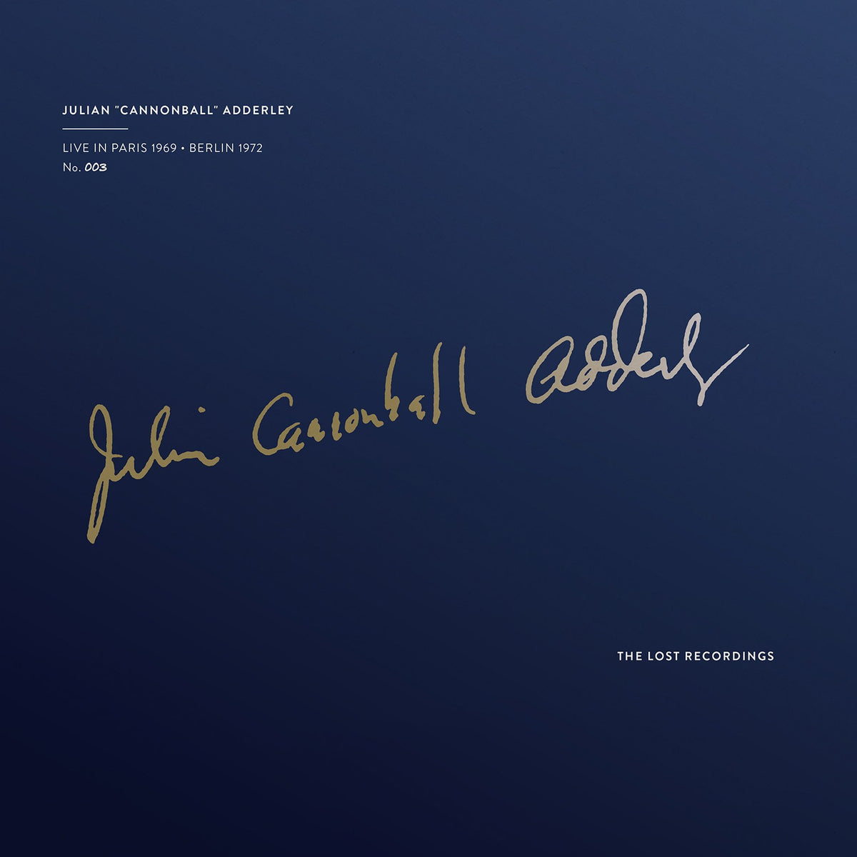 Cannonball Adderley - Live in Paris 1969 / Berlin 1972 (180g 33rpm)