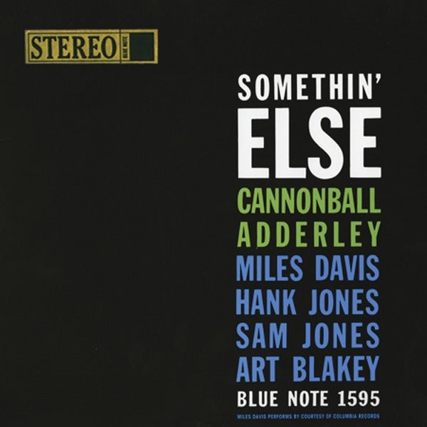 Cannonball Adderley - Somethin' Else (Hybrid-SACD) (Analogue Productions)