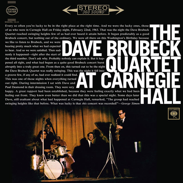 The Dave Brubeck Quartet - At Carnegie Hall (180g 33rpm, 2LP)