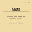 Enrico Mainardi - Bach: Suiten für Violoncello solo, BWV 1007–1012 (180g 33rpm, 4LP, Mono)