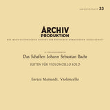 Enrico Mainardi - Bach: Suiten für Violoncello solo, BWV 1007–1012 (180g 33rpm, 4LP, Mono)
