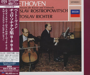 Mstislav Rostropowitsch & Svjatoslav Richter - Beethoven: Sämtliche Sonaten für Klavier und Violonce (SHM-SACD Box-Set)