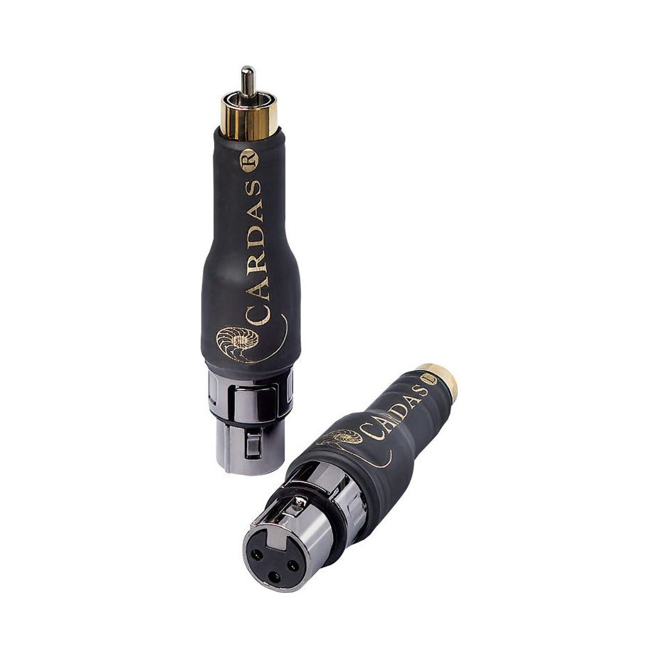 Cardas MRCA-FXLR RCA/XLR Adapter (Paar) in White
