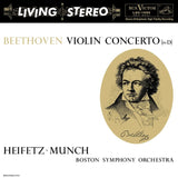 Jascha Heifetz, Charles Munch & Boston Symphony - Beethoven: Violin Concerto (180g 45rpm, 2LP)