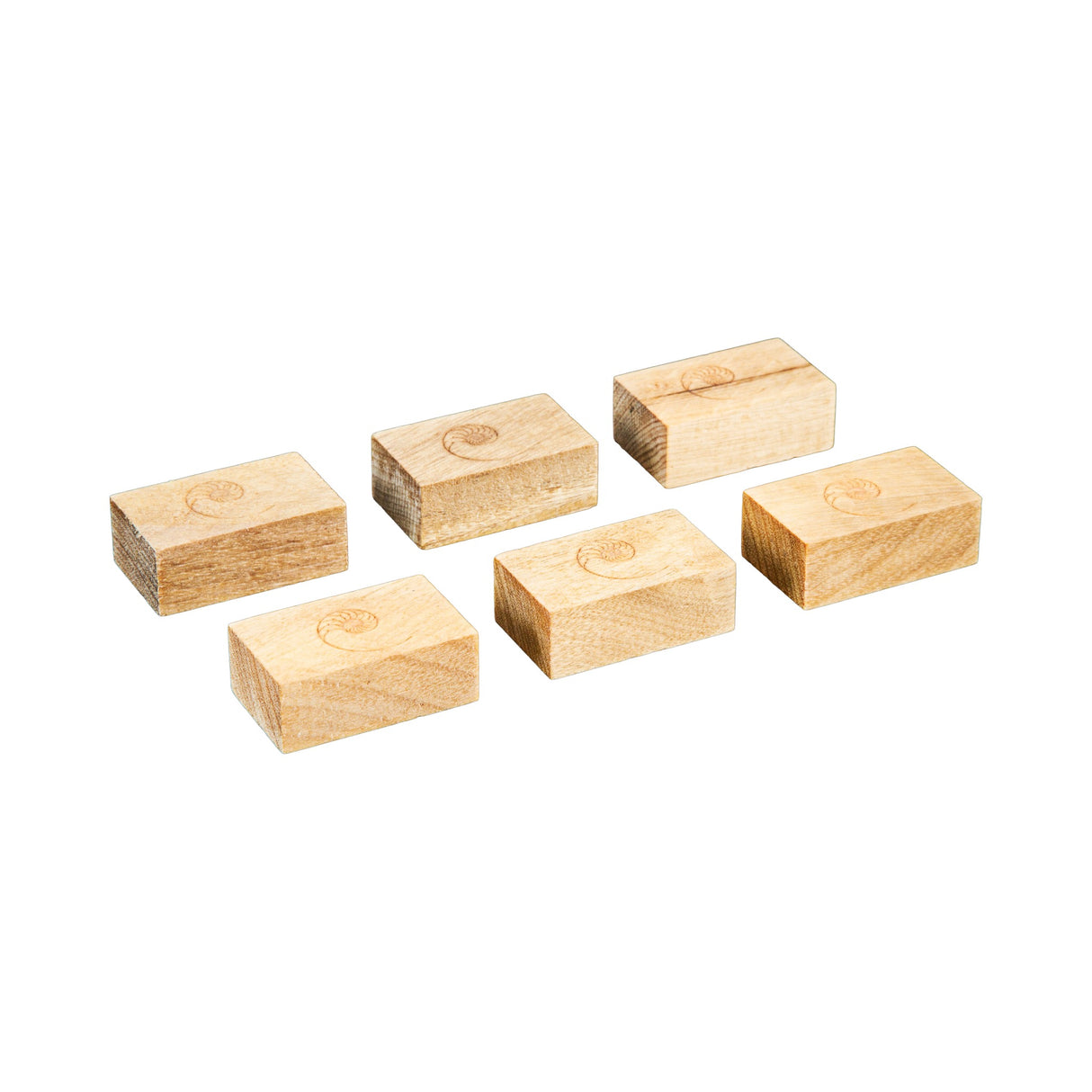 Cardas Golden Cuboids Myrtle Wood Blocks S (6er)