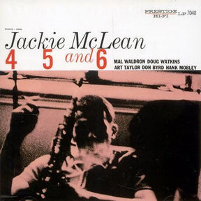 Jackie McLean - 4, 5, and 6 (180g 33rpm) (Mono)