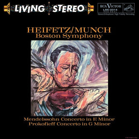 Jascha Heifetz - Mendelssohn: Violinkonzert e-Moll (180g 45rpm, 2LP)