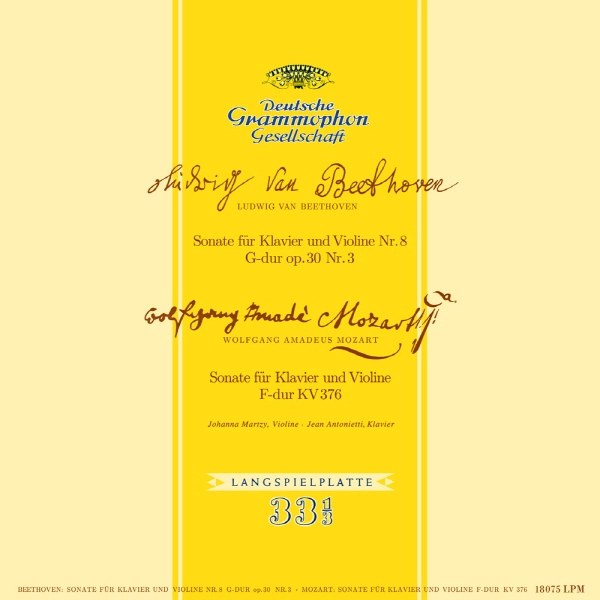 Johanna Martzy - Beethoven, Mozart: Violinsonaten (180g 33rpm, Mono)