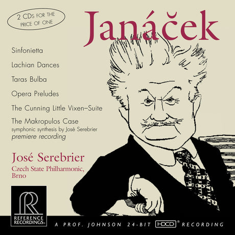 José Serebrier & Czech State Philharmonic - Janáček: Sinfonietta, Taras Bulba & Opernsuiten (HDCD)