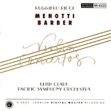 Keith Clark & Pacific Symphony - Menotti & Barber: Violinkonzerte (HDCD)