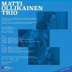 Matti Ollikainen Trio - Analogue Adventures (180g 33rpm)