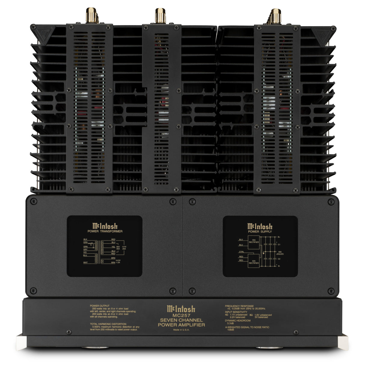 McIntosh MC257 AC Mehrkanal-Transistor-Endverstärker