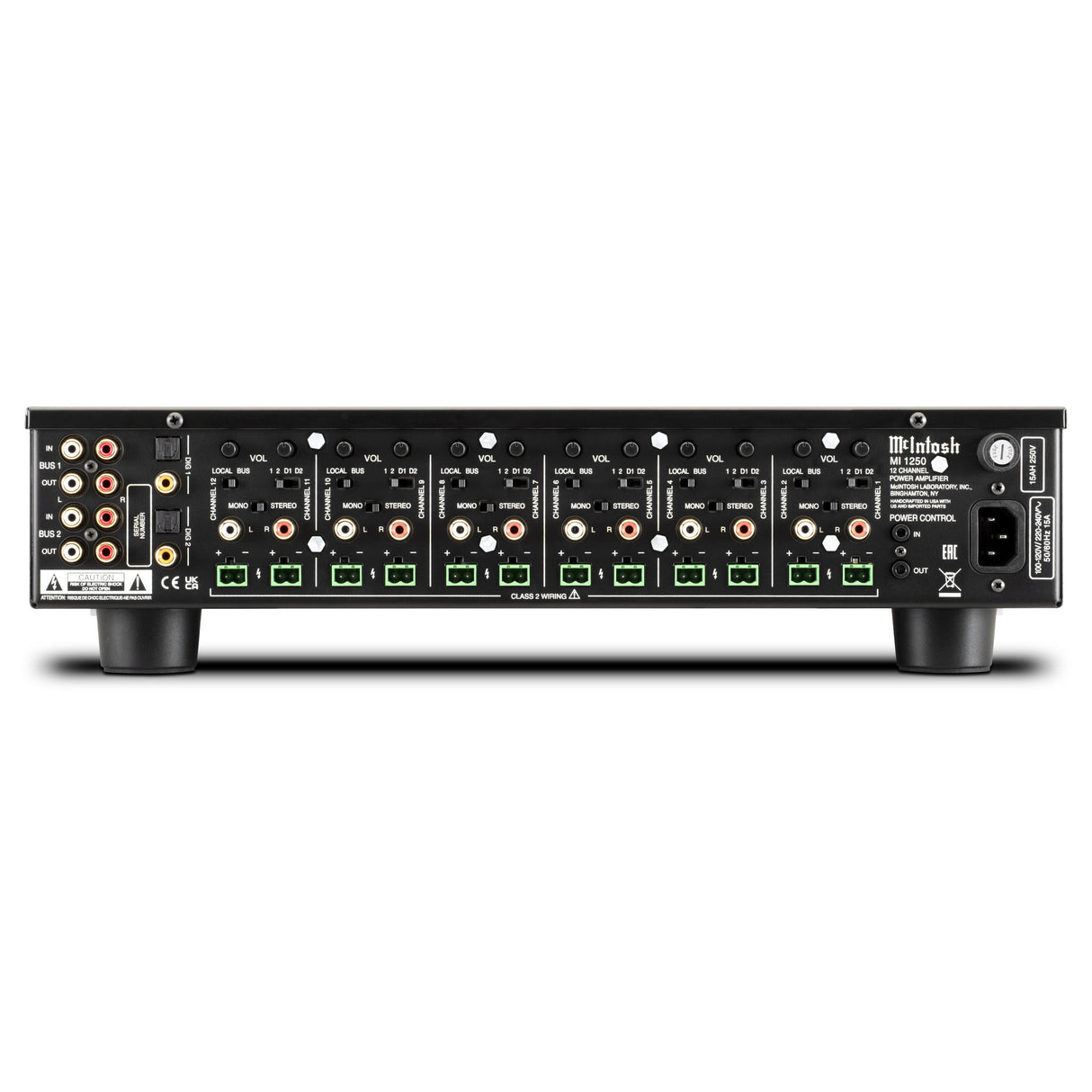 McIntosh MI1250 Mehrkanal-Digital-Endverstärker