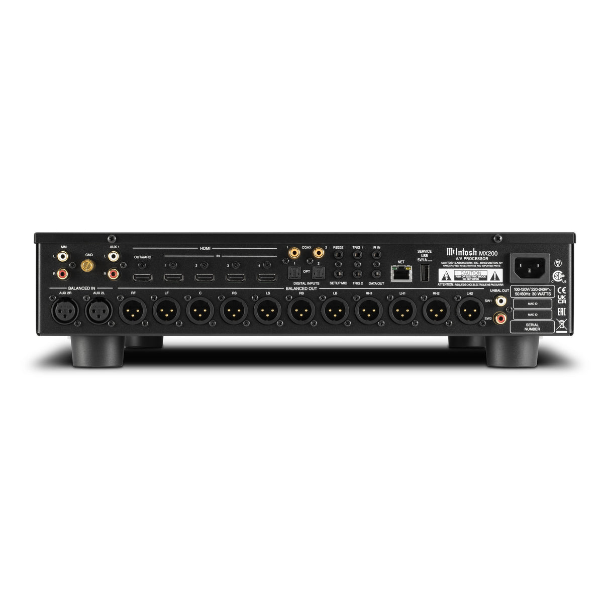 McIntosh MX200 AC AV-Heimkino-Vorverstärker