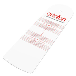 Ortofon Premium Alignment Tool Justageschablone, Frontansicht