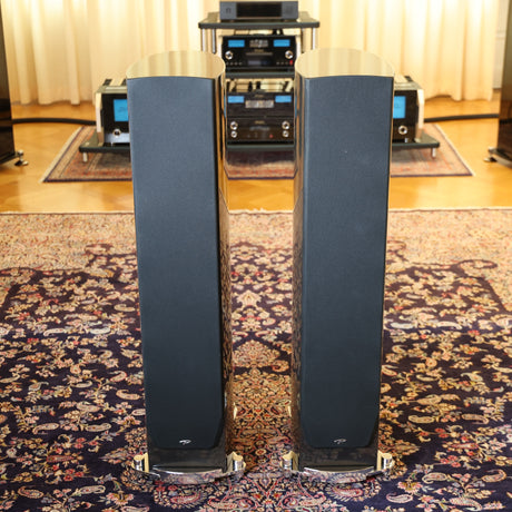 Paradigm Tribute Anniversary Standlautsprecher Gebraucht, Paar – Front mit Abdeckung
