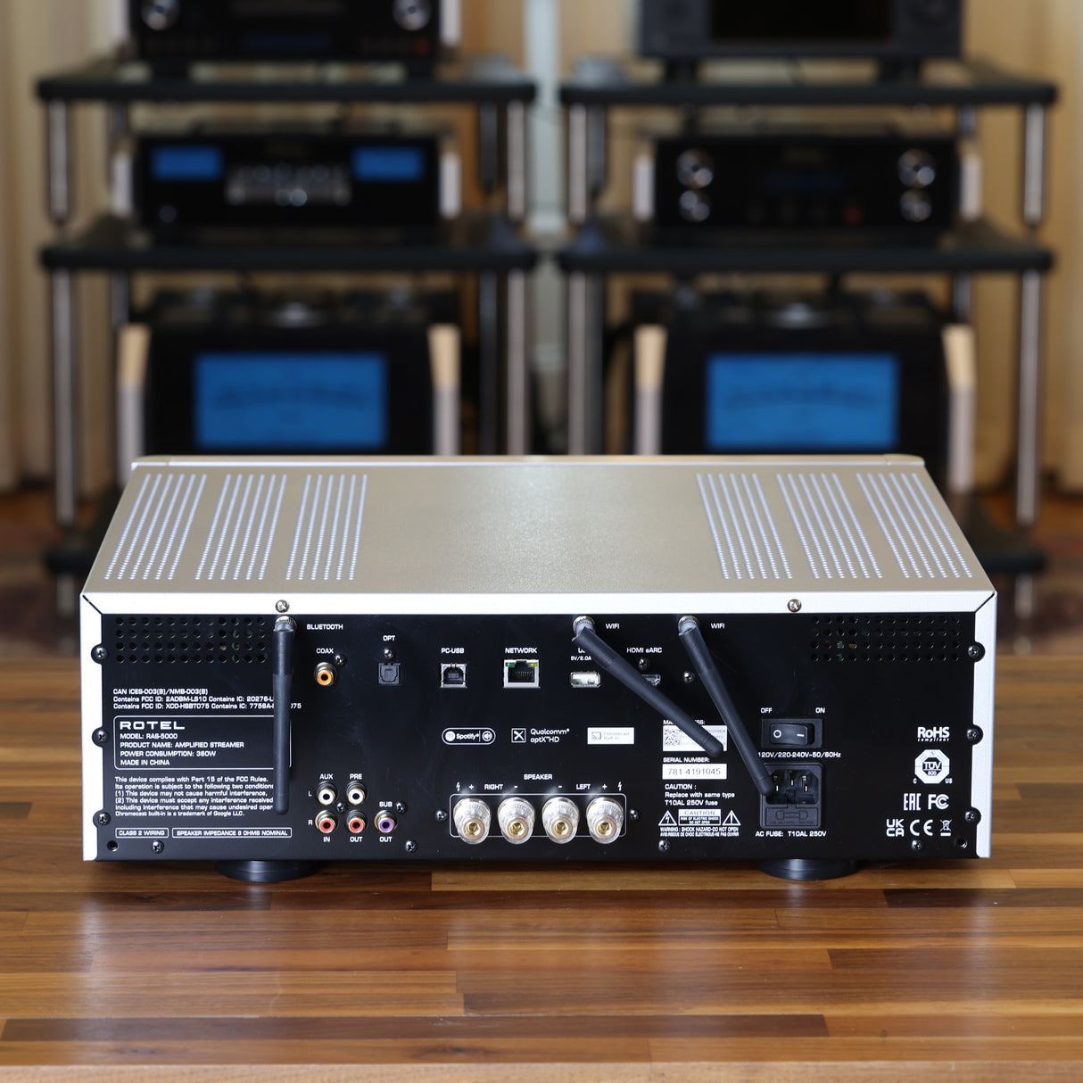 Rotel RAS-5000 Streaming-Vollverstärker Silber (Gebraucht)