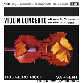 Ruggiero Ricci & Sir Malcolm Sargent - Tchaikovsky / Dvořák: Violinkonzerte (180g 33rpm, 2LP)