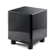 Sonus faber Gravis I Subwoofer in Hochglanz Schwarz, Seitenansicht