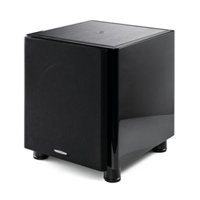 Sonus faber Gravis II Subwoofer in Hochglanz Schwarz, Seitenansicht