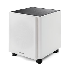 Sonus faber Gravis II Subwoofer in Matt Weiß, Seitenansicht