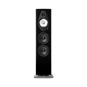 Sonus faber Sonetto V G2 Standlautsprecher in Hochglanz Schwarz, Frontansicht