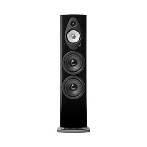 Sonus faber Sonetto VIII G2 Standlautsprecher in Hochglanz Schwarz, Frontansicht