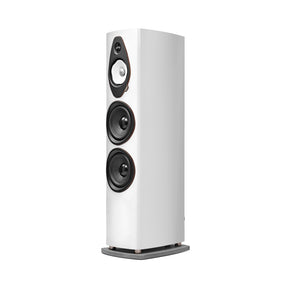 Sonus faber Sonetto VIII G2 Standlautsprecher in White, Seitenansicht, ohne Abdeckung