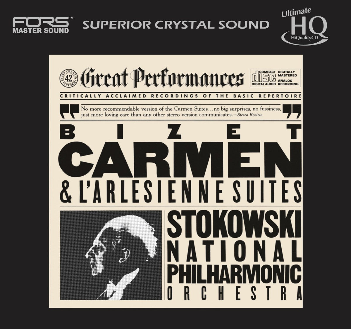 Leopold Stokowski & National Philharmonic Orchestra - Bizet: Carmen & L'Arlésienne – Suiten (UHQCD)