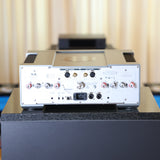 T+A A 3000 HV Stereo-Endverstärker Silber Gebraucht – Rückseite mit Anschlüssen