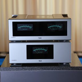 T+A A 3000 HV Endverstärker + PS 3000 HV Netzteil im Set – Set gestapelt