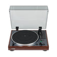 Thorens TD 102 A Plattenspieler in Walnut, Frontansicht von schräg vorne