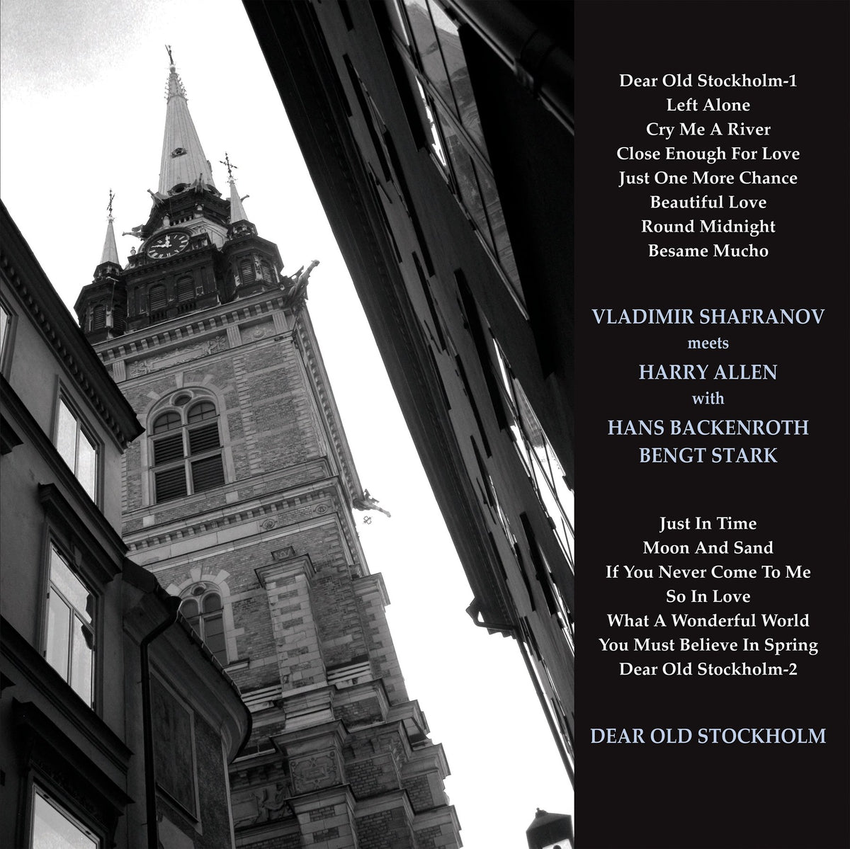 Vladimir Shafranov meets Harry Allen - Dear Old Stockholm (180g 33rpm, 2LP)